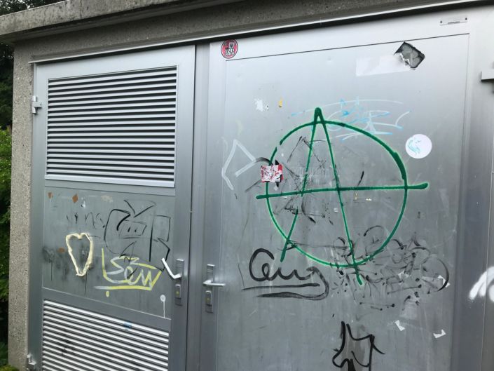 Autonome Linksfaschisten und Anhänger der Juso, der Jungen Grünen und der SP terrorisieren seit Jahren die Stadt Aarau mit illegalen Aktionen und Sprayereien.